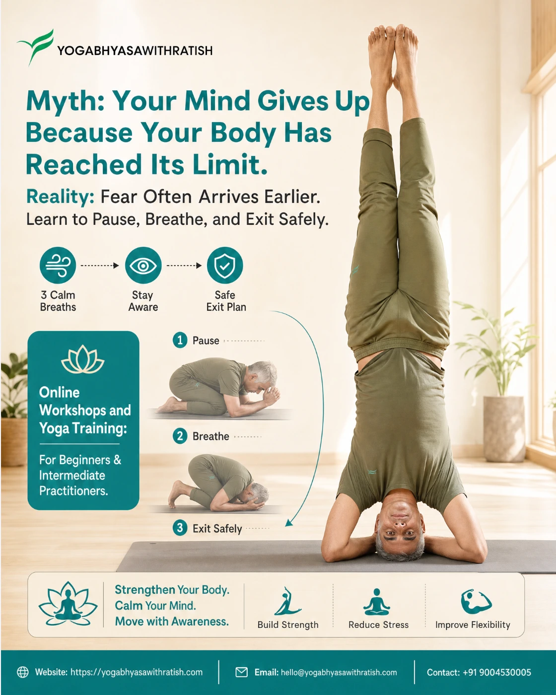 Yoga with Ratish social media project by Sociowhiz for a health & wellness business, image 3 of 3