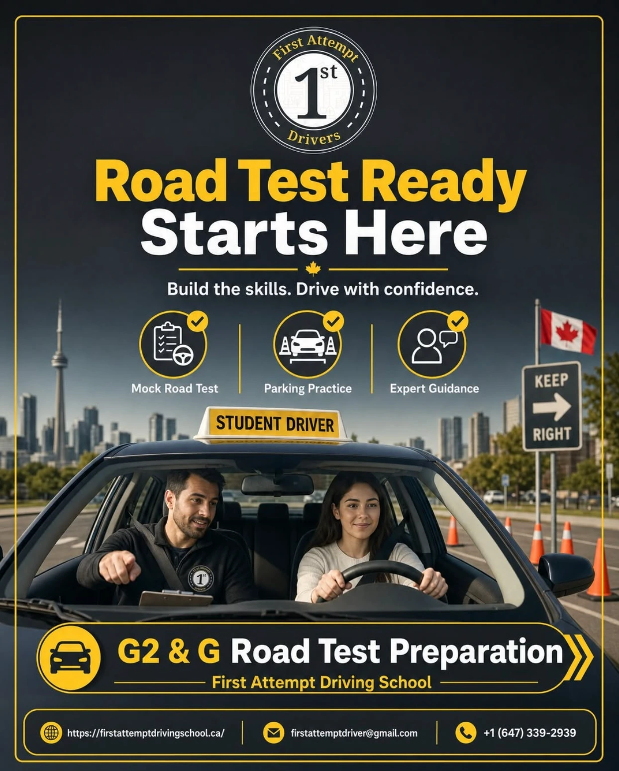 First Attempt Driving School social media project by Sociowhiz for a retail & business business, image 3 of 4