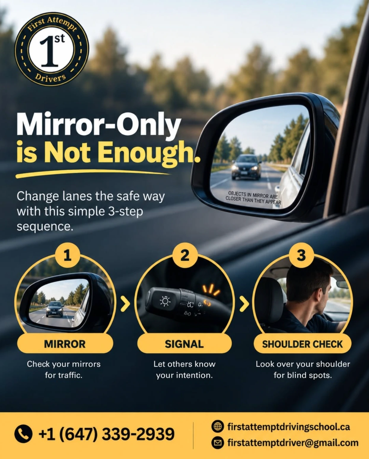 First Attempt Driving School social media project by Sociowhiz for a retail & business business, image 1 of 4