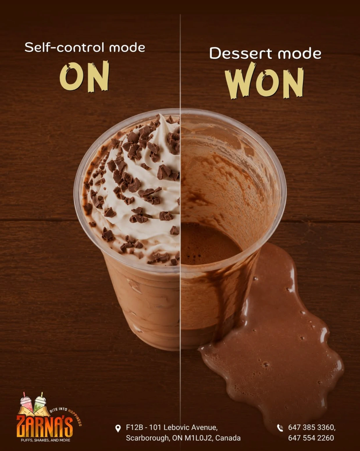 Zarna's Puff social media post design by Sociowhiz for a food & restaurant business, image 4 of 5