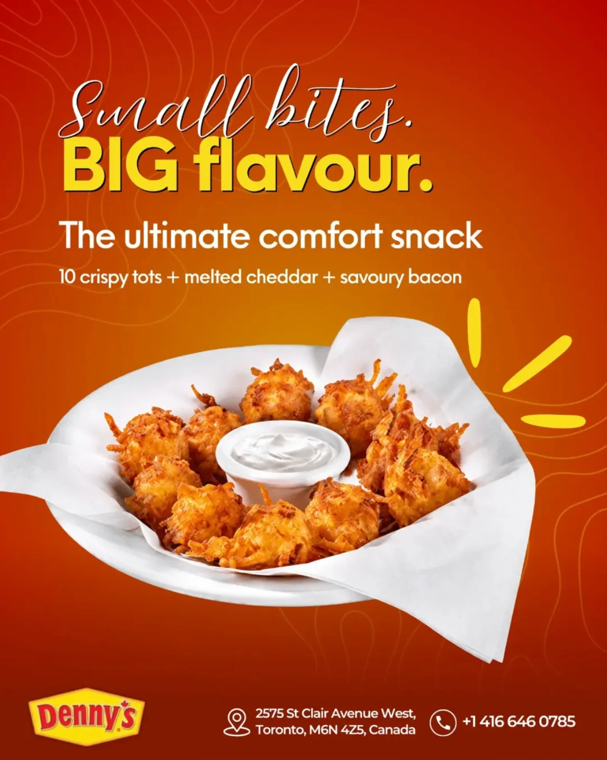 Denny's Canada social media project by Sociowhiz for a food & restaurant business, image 1 of 5