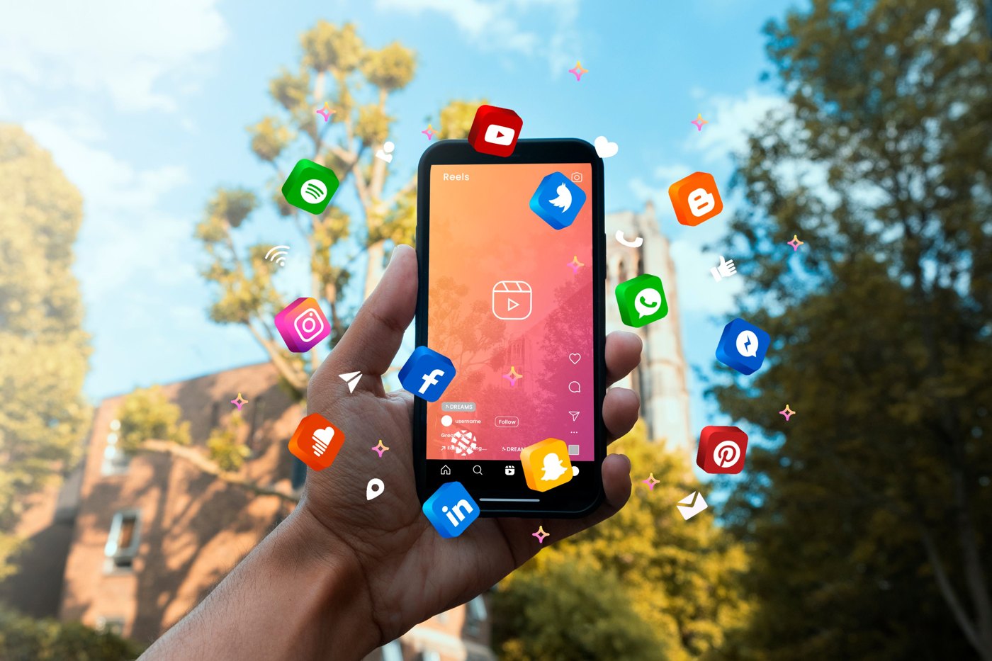 Shopper browsing products on a phone
